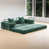 Chenille vert foncé est en rupture de stock