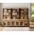  Home Office Furniture Set: 59In Modern Executive Desk With Charging Station & Drawers And Three 72In Tall Bookcases With Storage Cabinet, Home Office Furniture For Living Room-1215957171-1216393726