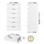 Commode pour la lingerie 6 tiroirs Amekia-1931174113
