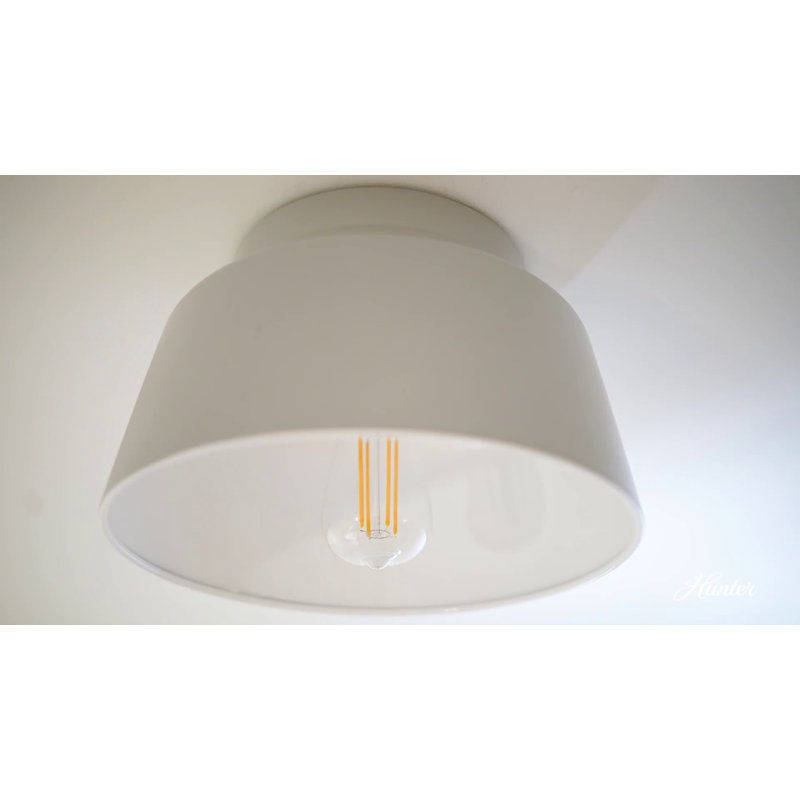 Mid-Century Modern Dove Grey Aluminum Pendant Light with Glass Shading