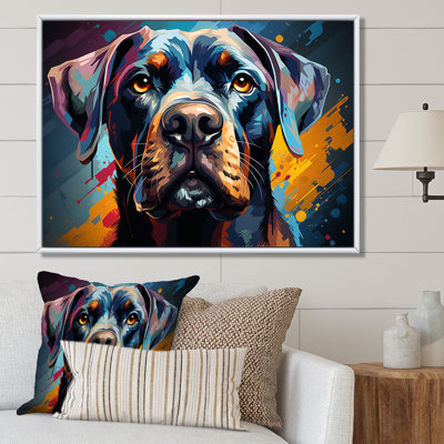Boxer Boldness II sur toile