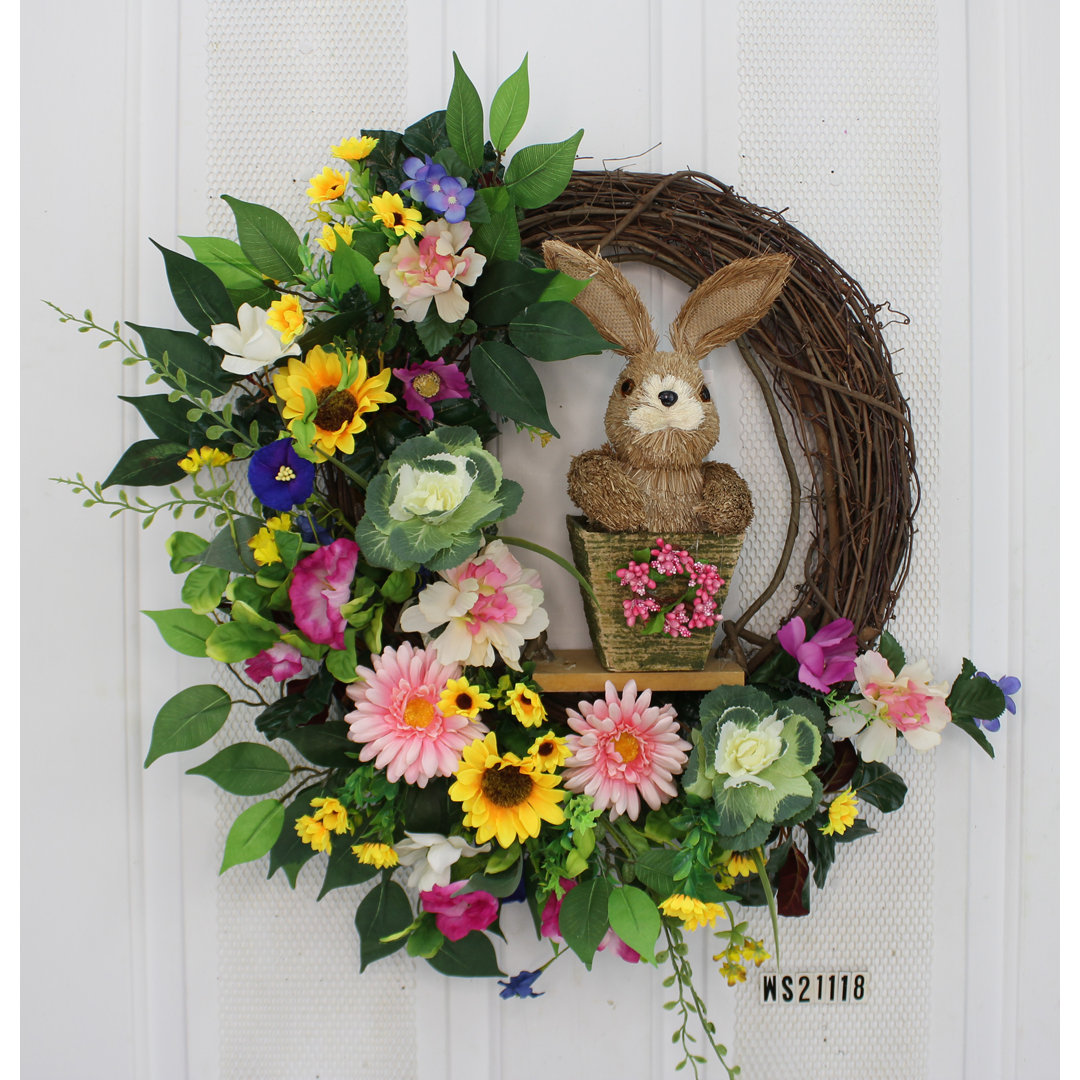 Handcrafted Faux Mixed Assortment Foam 24'' Wreath The Holiday Aisle®