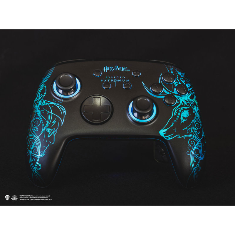 Freaks and Geeks Harry Potter RGB Wireless Controller for Switch - Patronus Black