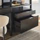 Jorah 3-Piece Transitional Writing Desk With 2 Wide Bookcases