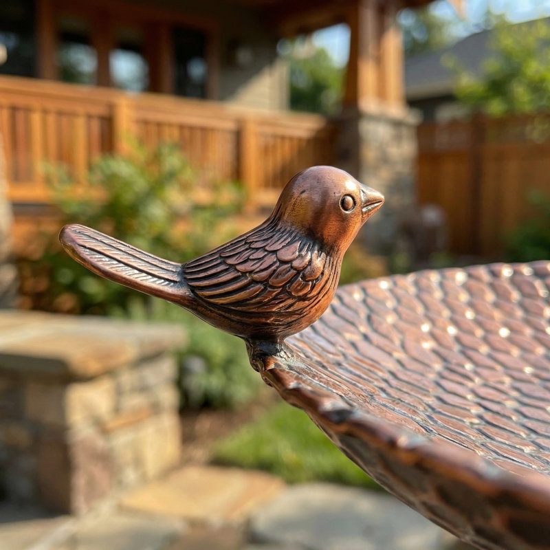 2 in 1 Bird Bath for Outside for Garden Lawn Decor