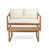 Beige Cushion/Teak Frame sélectionné