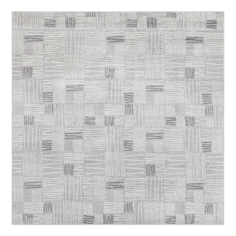Anaka Geometric Indoor Rug, Square 7'10"