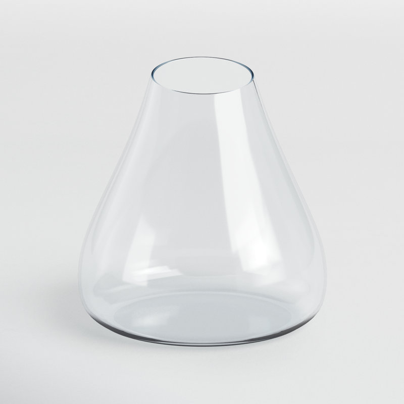 Feronia 12.25'' Handmade Glass Table Vase