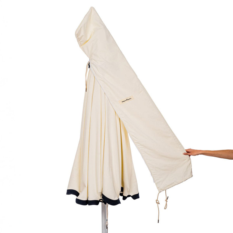 Patio 90'' W Umbrella, Navy/White