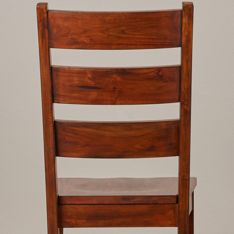 Rackwon 18'' H Mahogany Solid Wood Side Chair