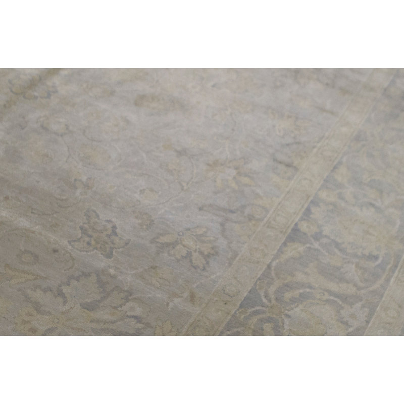 Hand-Knotted High-Quality Blue and Black Area Rug