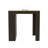 Kitchen Counter Dining Table Toledo, Kitchen, Black / Pine