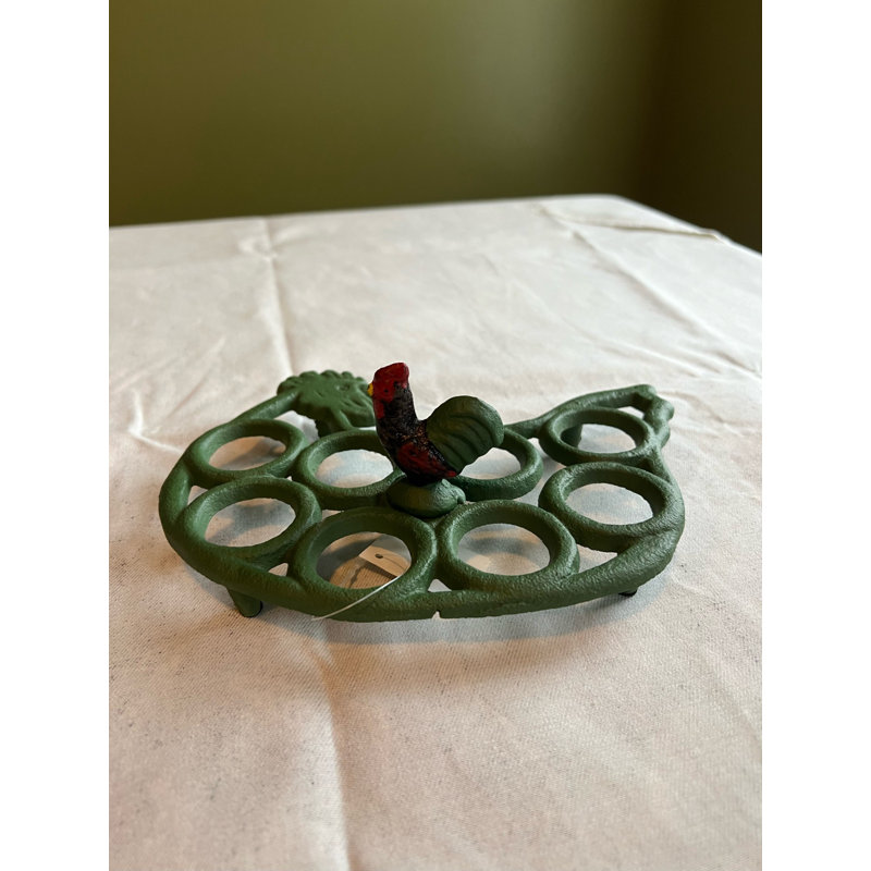 IRON EGG HOLDER, Green
