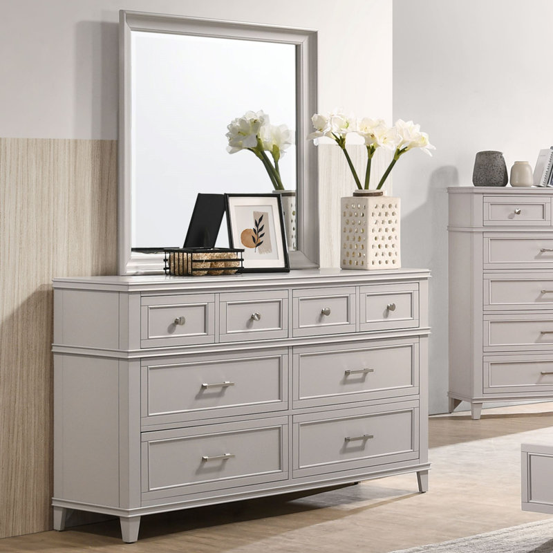 Gray Square Mirror, Gray