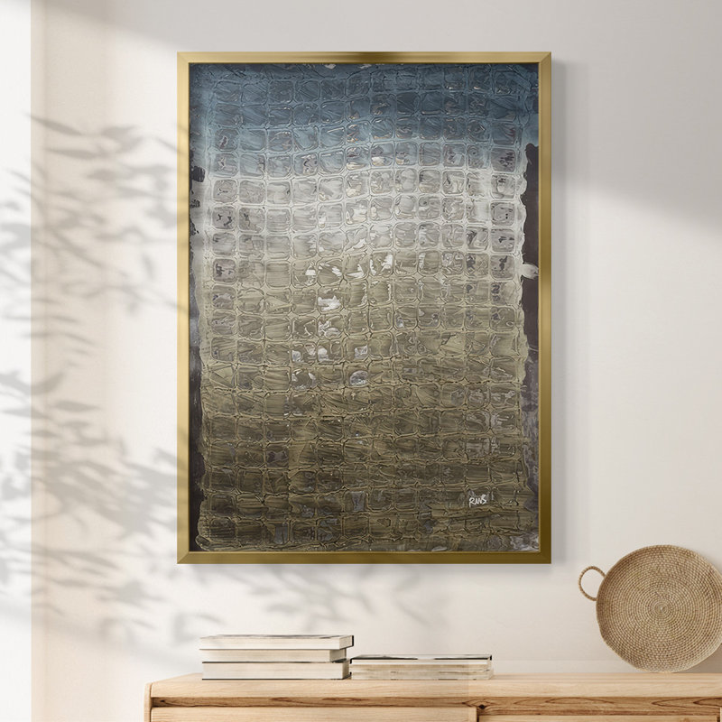 Reduction I, reproduction encadrée, Oui, Papier avec cadre doré, H 20 po x l 16 po