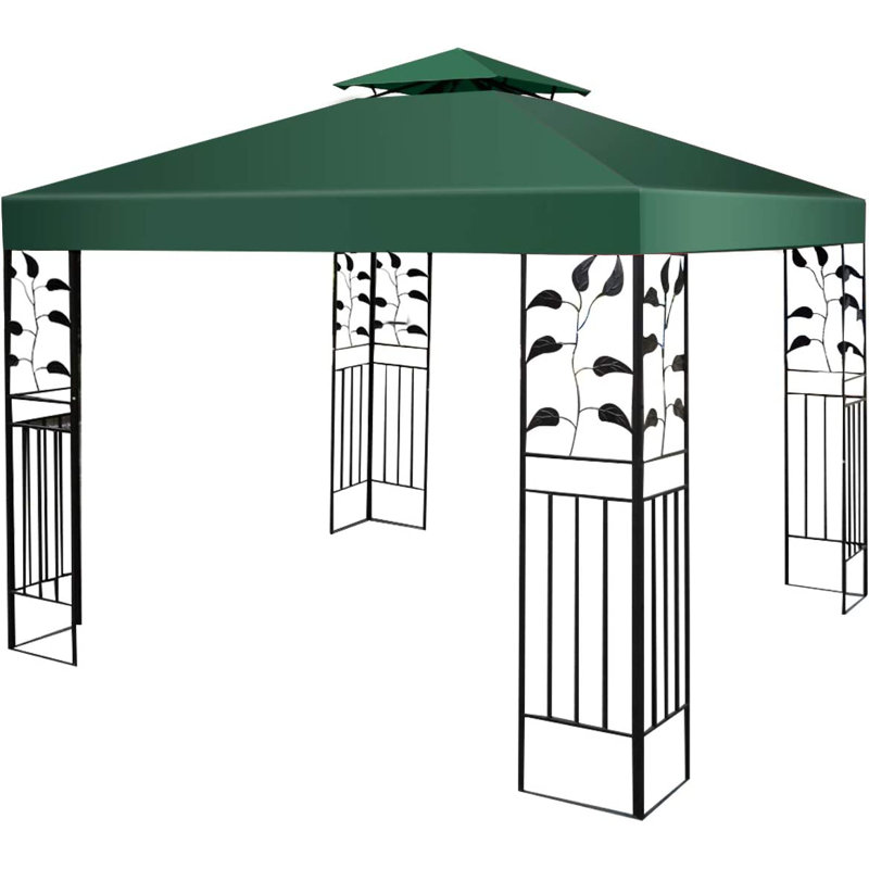 COSTWAY Polyester Roof for Pavilion, Green