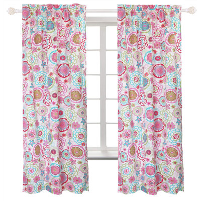Paire de rideaux semi-transparents avec passe-tringle Cleckheat