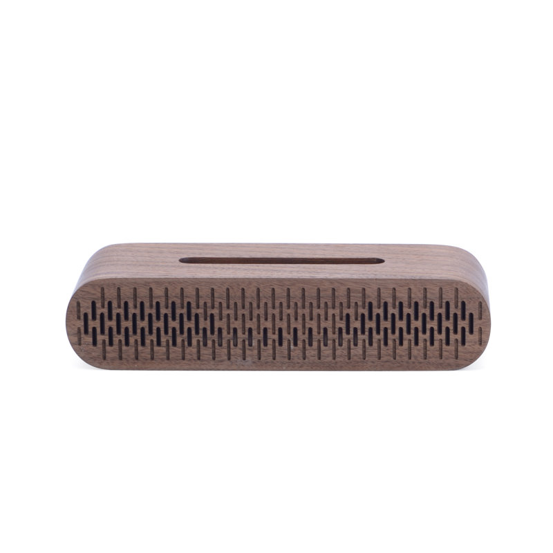 Accessoire de base en bois pour iphone, Noyer