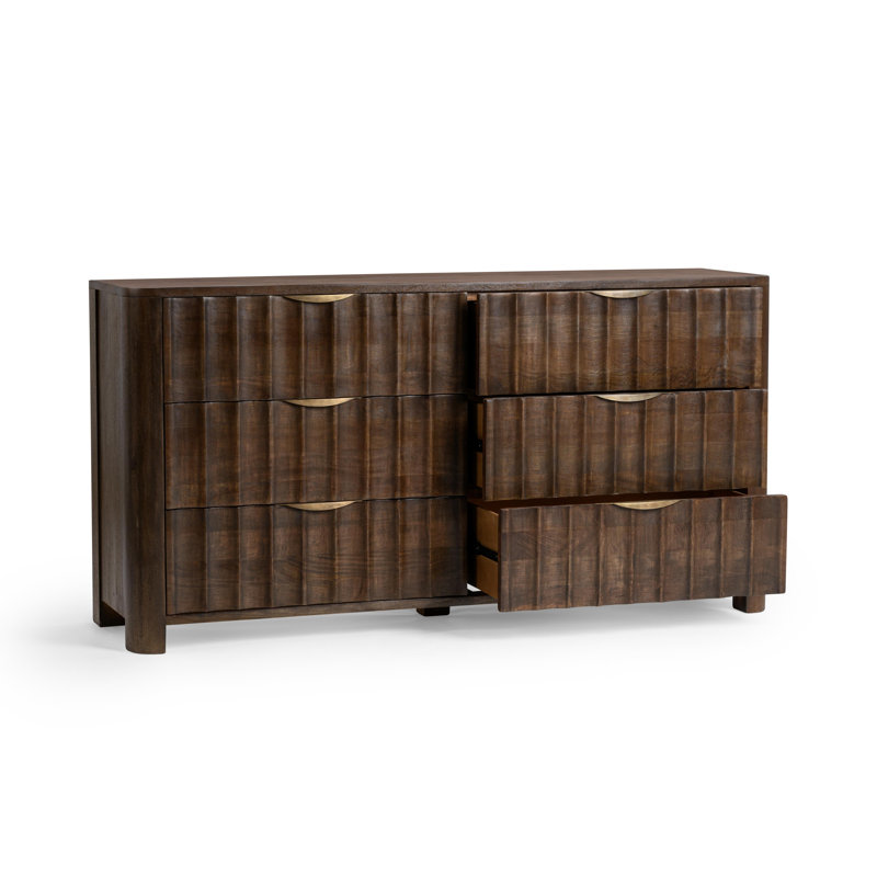 Baylee 6-drawer Mango Wood Dresser