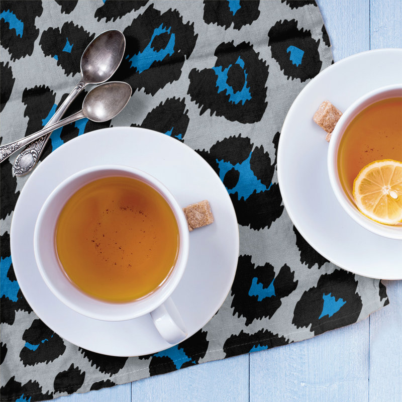 Tea Towel Kitchen Towel, Polyester, Silver