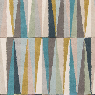 Vaughan Hand Tufted Wool Geometric Indoor Rug