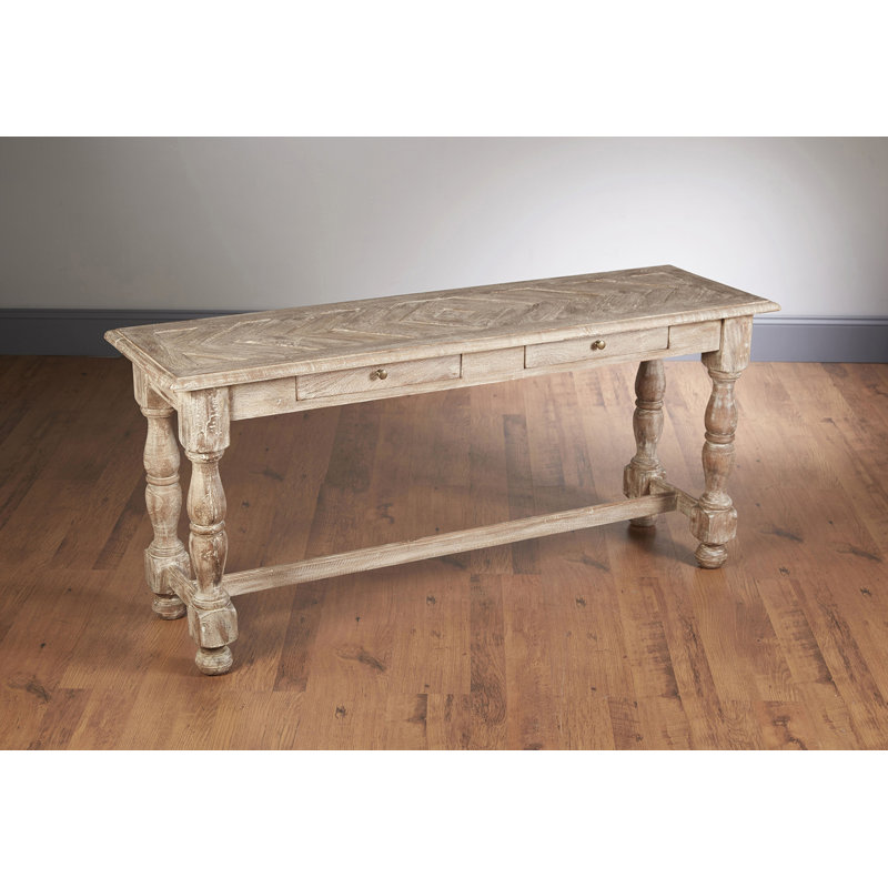 60" Console Table, Weathered Sand