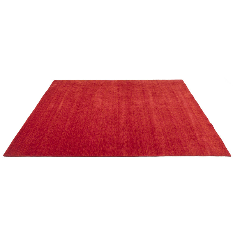 Vekakis Hand Loomed Gabbeh Rug, 100% Wool, Solid Color, Fade & Stain Resistant, Durable, All Sizes, India-Made.