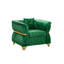 Fauteuil d'appoint Modern Sofas, velours vert 39,8 pouces
