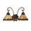 Tiffany 2 - Light Armed Sconce