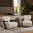 Fauteuil capitonné l 27,8 po Boucle