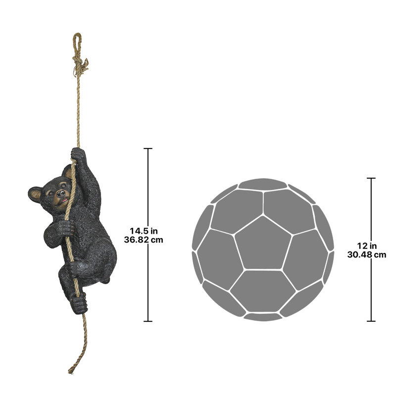 Statue de jardin Bear Cubs Swinging Bocephus