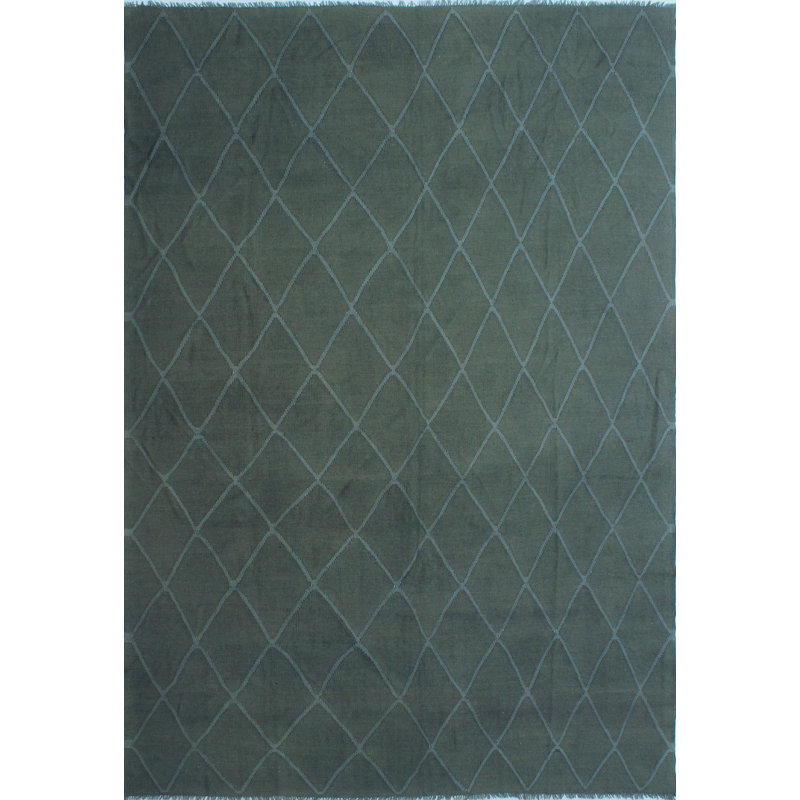 Shetler Wool Geometric Indoor Rug