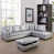 Silver Faux Leather
