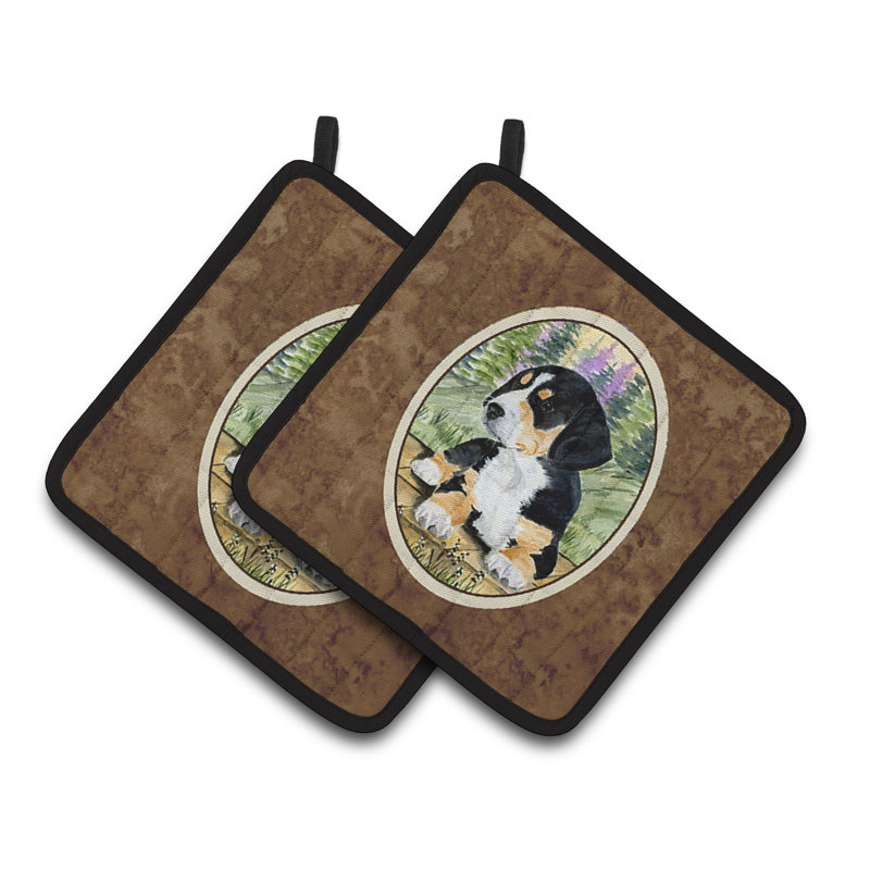 Caroline's Treasures Entlebucher Mountain Dog Polyester Potholder
