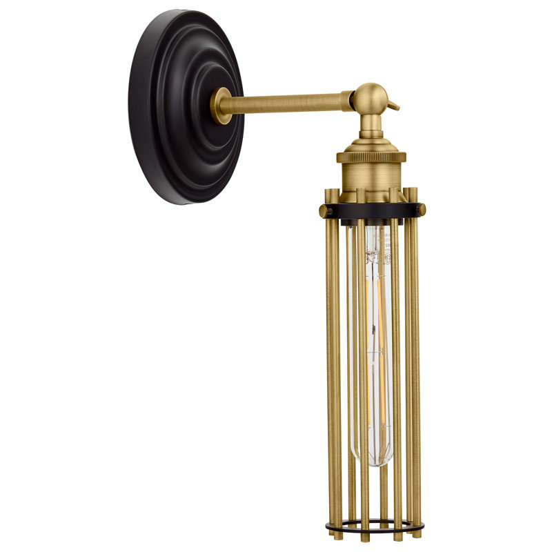 Emelia Dimmable Bath Sconce, Black