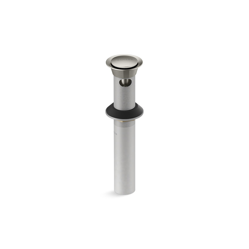 Clicker Drain With Overflow, Vibrant Brushed Nickel