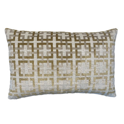 Velvet Lumbar Throw Pillow