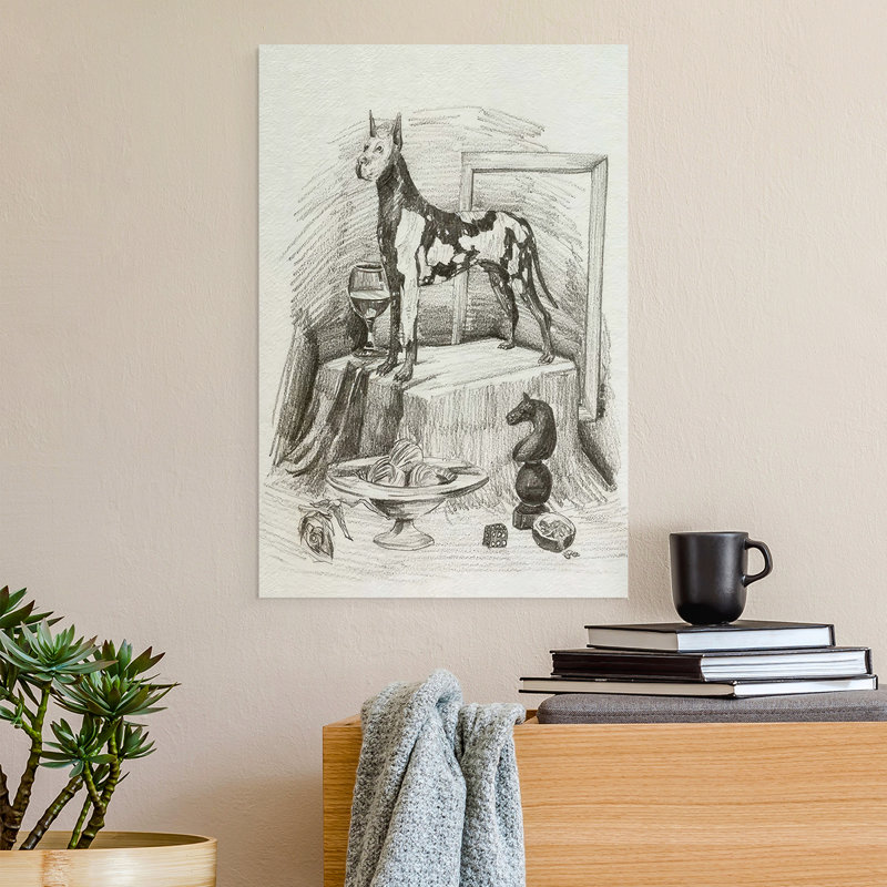 A Gentleman VI - Impression sur toile seulement - NON-CADRE, H 18 po x l 12 po