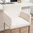 Upholstered Counter Stool With Metal Frame-260762587