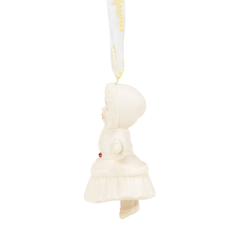 Snowbabies Celebrations Ring My Bell Anniversary Ornament 2.76 Inch