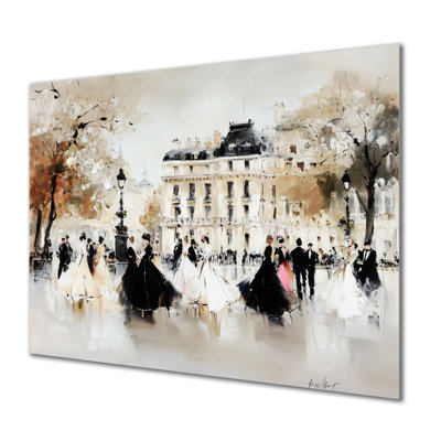 Vintage Dance In Paris In The 60S II - Fashion Woman, impression sur métal Glam