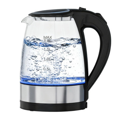 Electric Glass Kettle With Auto Shut-Off (1.8L)