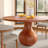 Round Solid Wood Dining Table With 6 Chairs-1897203484-1897203480