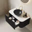 Meuble-lavabo de salle de bain 36 po avec lavabo, lavabo mural 36 po