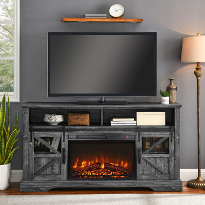 26 Inch Electric Fireplace Insert - Realistic Flame With Log , Ultra Thin Heater, Remote Control Timer, Overheating Protection, 1400W Heat, 50000 Hours Led , Modern Design 26" Insert: Heater & Flame,