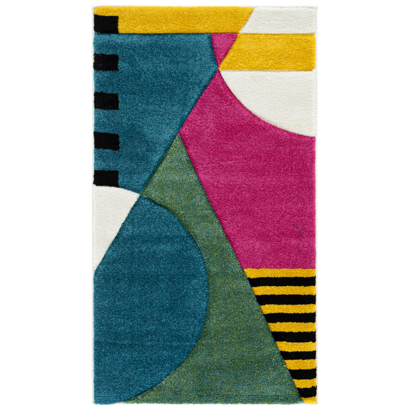 Menelaus Performance Geometric Rug, Rectangle 2'3" x 4'