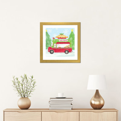 «Food Cart Christmas III» par Tara Reed - reproduction