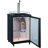 Kegco 5.8 Cubic Feet Black Single Tap Freestanding Kegerator with