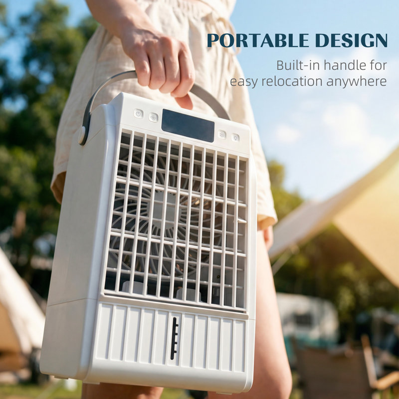 Desk Fan, White