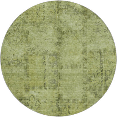 Premium Machine Washable Dream Shag ADS685 Patchwork Rug